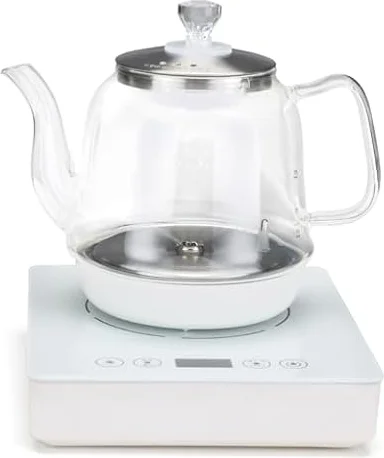 IwaiLoft 急速沸騰 電気ケトル 耐熱ガラス ガラスケトル 1000W 800ml カフェケトル 電気ポット 温度調節 保温機能 静音 自動給水 コーヒーケトル ゆわかしケトル 小型 おしゃれ ガラスティーポット ティーケトル 湯沸かしケトル 湯沸かしポット 空焚き防止 自動電源OFF