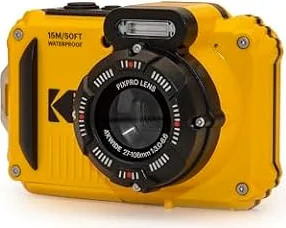 PIXPRO KODAK(コダック) コンパクトデジタルカメラ 防水 防塵 耐衝撃 CALSモード 1600万画素 光学4倍ズーム イエロー WPZ2-AMZ