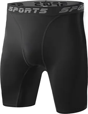 [Sillictor] インナースパッツ キッズ スポーツショーツ ショートパンツ コンプレッション ショーツ 3325blk-blk-150