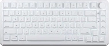 AIM1 瞬 ラピッドトリガー 0.01mm ゲーミングキーボード 英語配列 75%サイズ ポーリングレート8000Hz MATATAKI ホワイト