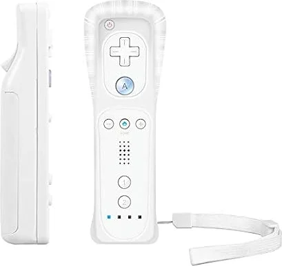 NITONAMI Wii コントローラー WiiU Wii 対応 コントローラー シロ Wiiリモコンジャケット 同梱（ホワイト）