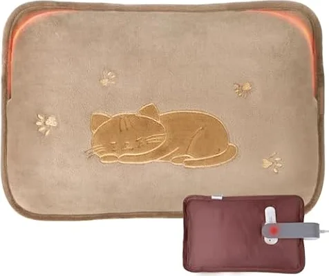 MOOLOTY 湯たんぽ 充電式 ゆたんぽ 特大サイズ&PSE認証済み 37x25x5cm エコ 湯タンポ 4~15H長時間保温 省エネ