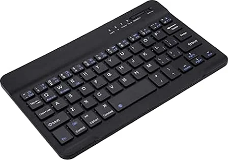 ウルトラスリムワイヤレスキーボード - ポータブルワイヤレスキーボード| 7.87インチユニバーサルワイヤレスキーボード|コンピューターラップトップ用のリチウムバッテリーが組み込まれた充電式ワイヤレスキーボード