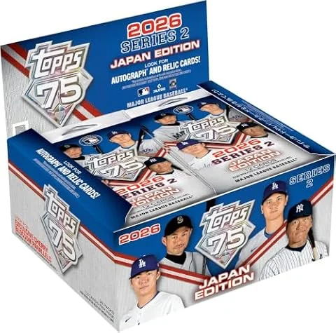 2026 Topps Series 2 Baseball-Japan Edition BOX/公式 トップス 75周年 ベースボールカード