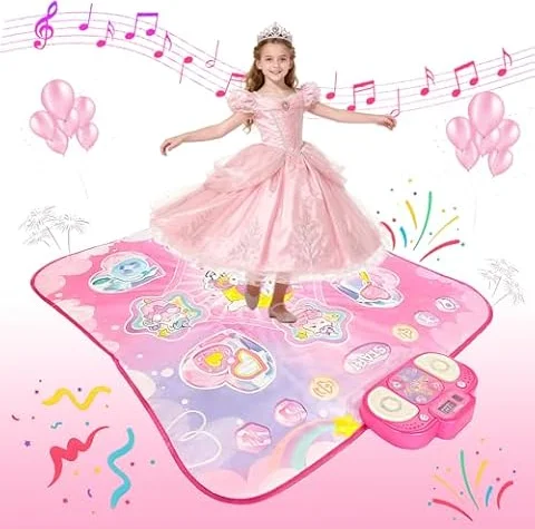 Kabeila ダンスマット 女の子 おもちゃ 子供 ダンス ゲーム ピアノマット 玩具 小学生 4 5 6 7 8歳 誕生日 プレゼント クリスマス